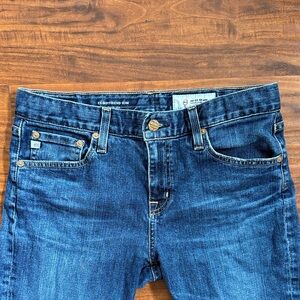 AG Ex Boyfriend Slim dark wash jeans